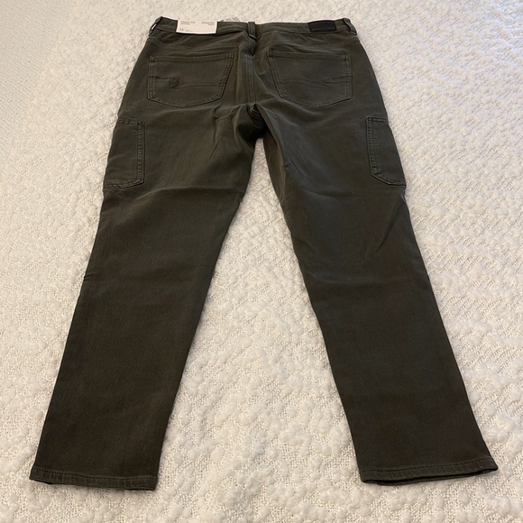 American Eagle High Rise Cargo Jeggings 12 short NEW - Picture 4 of 7
